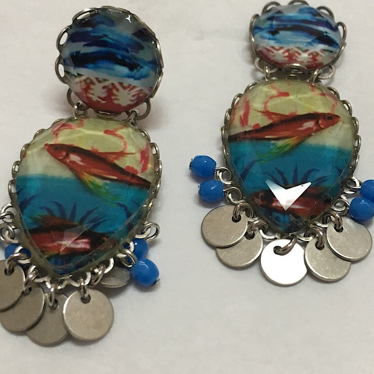 BLUE SALMON AYALABAR EARRINGS