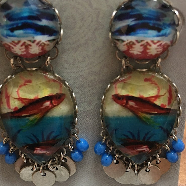 BLUE SALMON AYALABAR EARRINGS