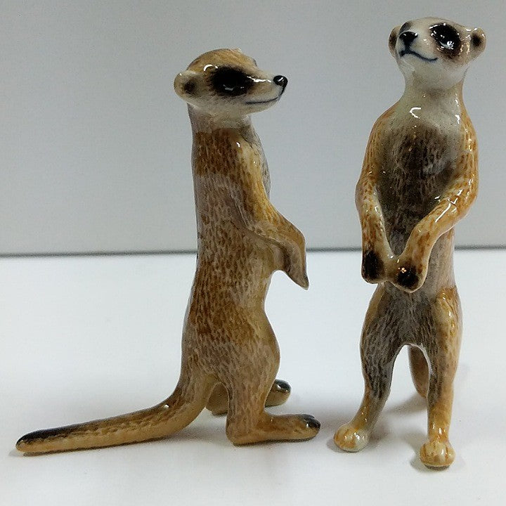 PORCELAIN FIGURINES MEERCAT DUO