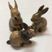 PORCELAIN TRINKETS 3 RABBITS