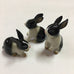 PORCELAIN TRINKETS 3 RABBITS