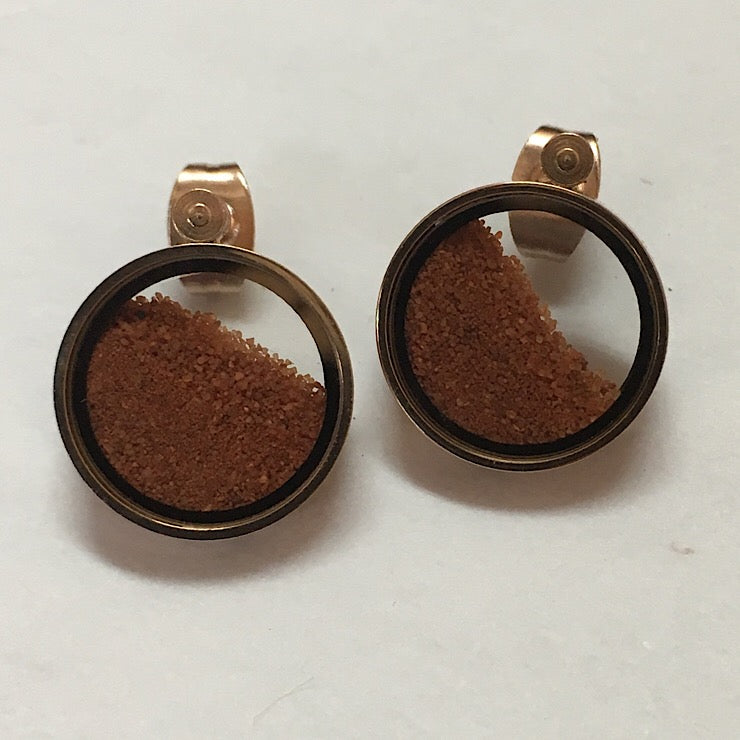 RED DESERT SAND EARRINGS