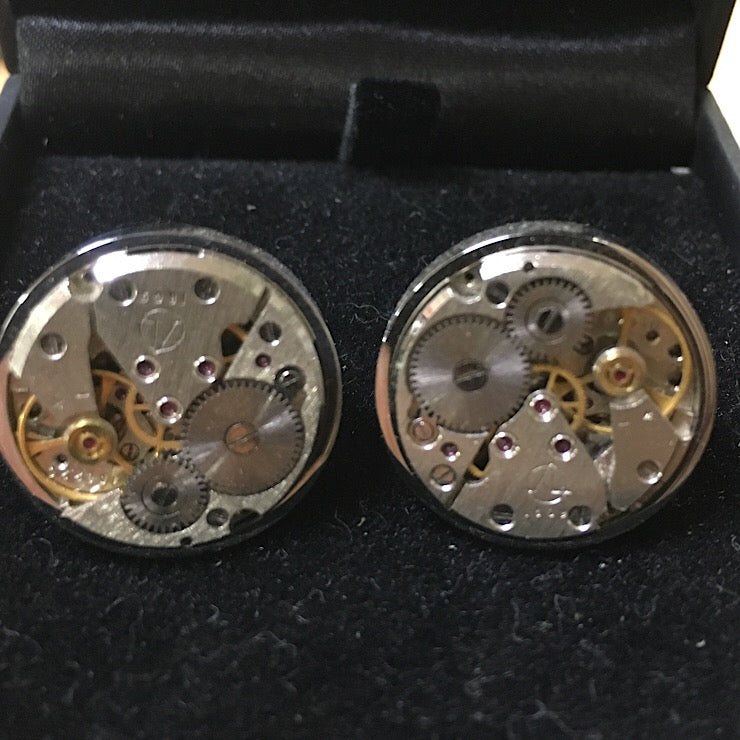 ROUND WATCH CUFFLINKS