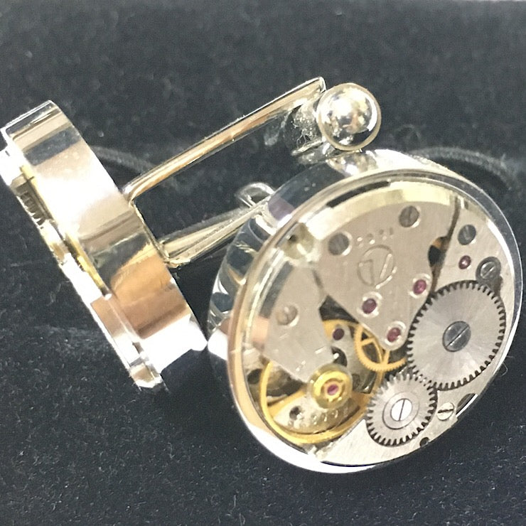 ROUND WATCH CUFFLINKS