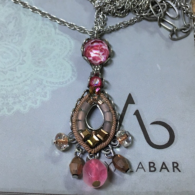 PINK AYALABAR PENDANT NECKLACE