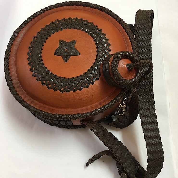 CANTEEN LEATHER COVERED