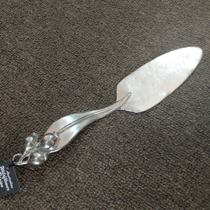 AUSTRALIAN MADE SILVER PEWTER CAKE SERVERS