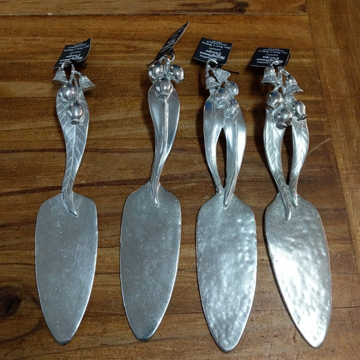 AUSTRALIAN MADE SILVER PEWTER CAKE SERVERS
