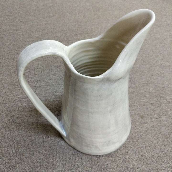 WONKI WARE CERAMIC JUG GREY WASH