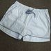 WHITE BOXER SHORT PYJAMA SET XL