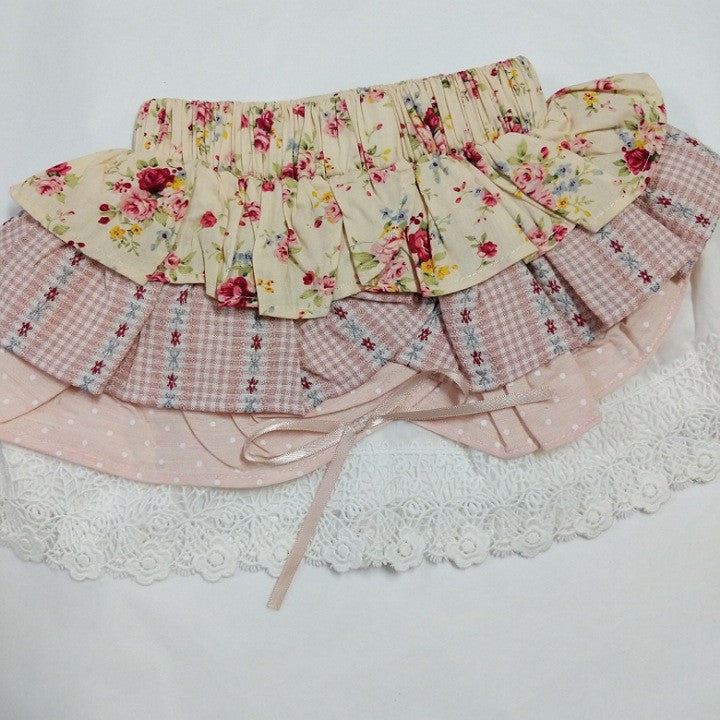 FLORAL LAYERED SKIRT