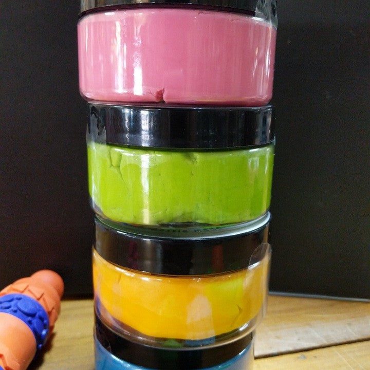 PLAYDOUGH KIT WITH CUTTERS AND ROLLERS