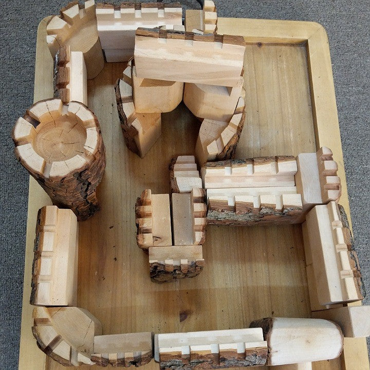 WOODEN CAMELOT CASTLE