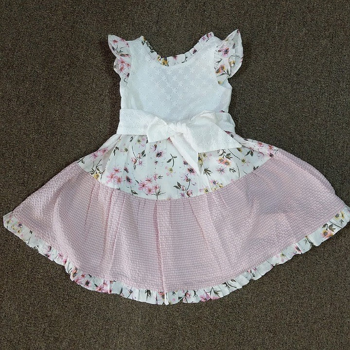 GIRLS COTTON FLORAL DRESS
