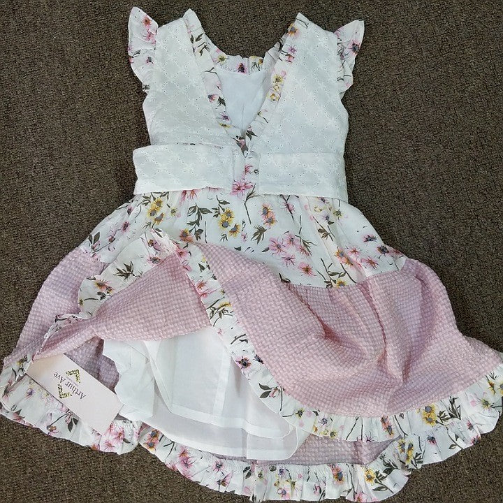 GIRLS COTTON FLORAL DRESS