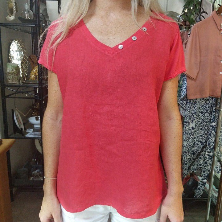 PUROLINO LINEN ONE SIZE TOP