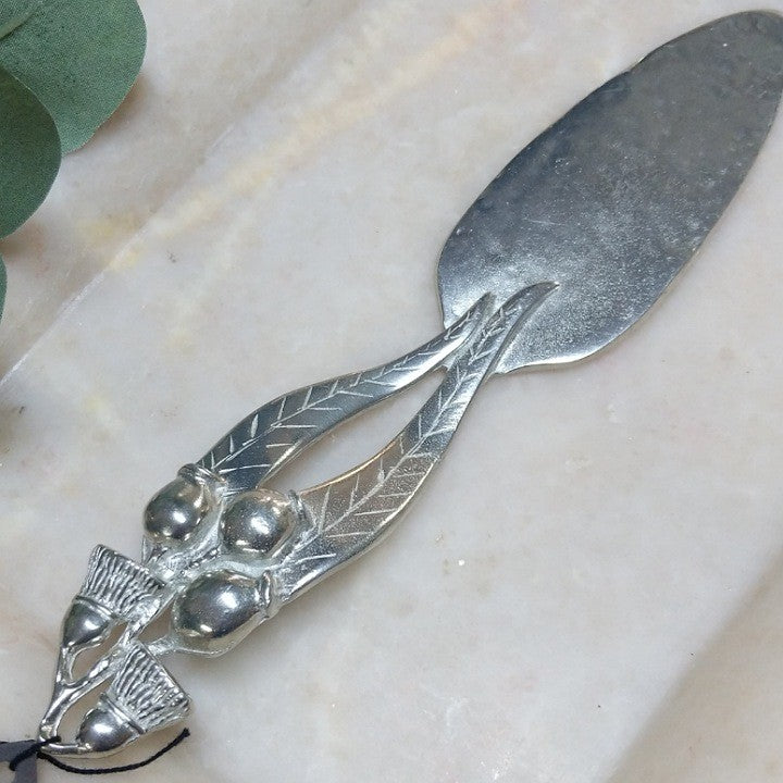 AUSTRALIAN MADE SILVER PEWTER CAKE SERVERS