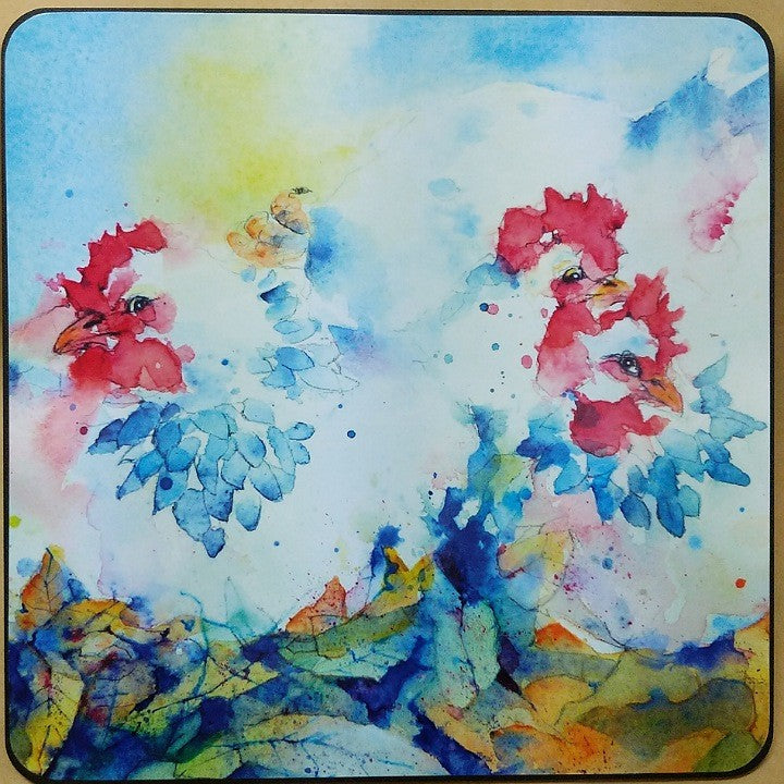 SHONAS WATERCOLOURS SQUARE PLACEMATS