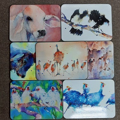 SHONAS WATERCOLOURS RECTANGULAR PLACEMATS