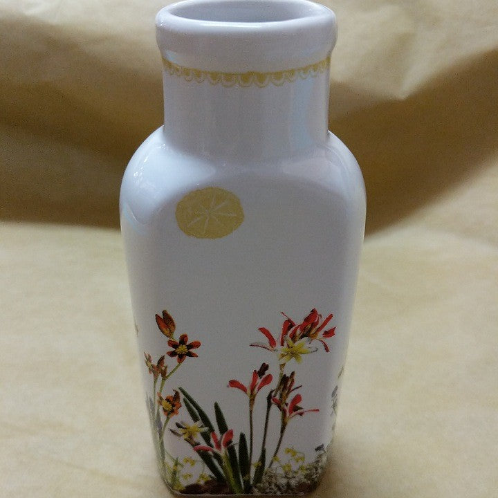 CERAMIC VASE SUNNY SPRING PRINT BY ANGUS AND CELESTE