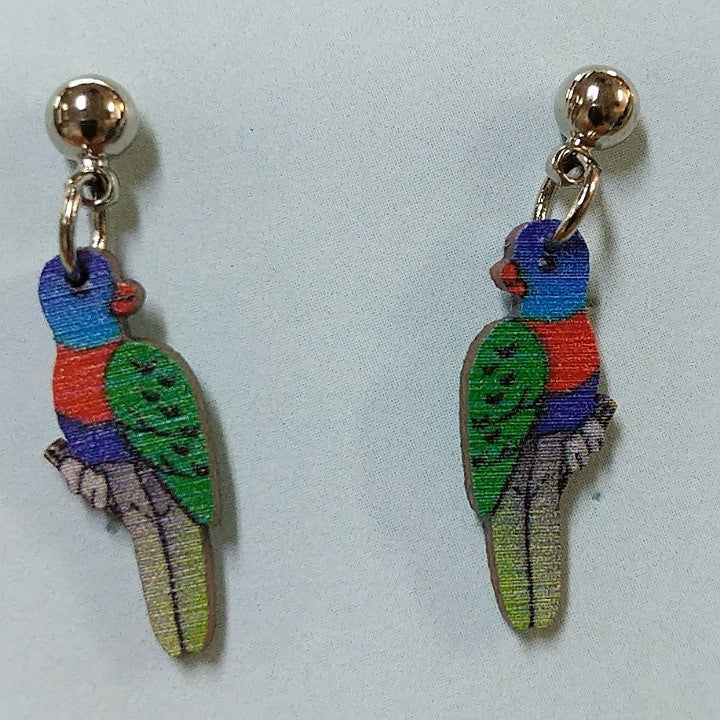 WOODEN AUSTRALIAN MADE EARRINGS