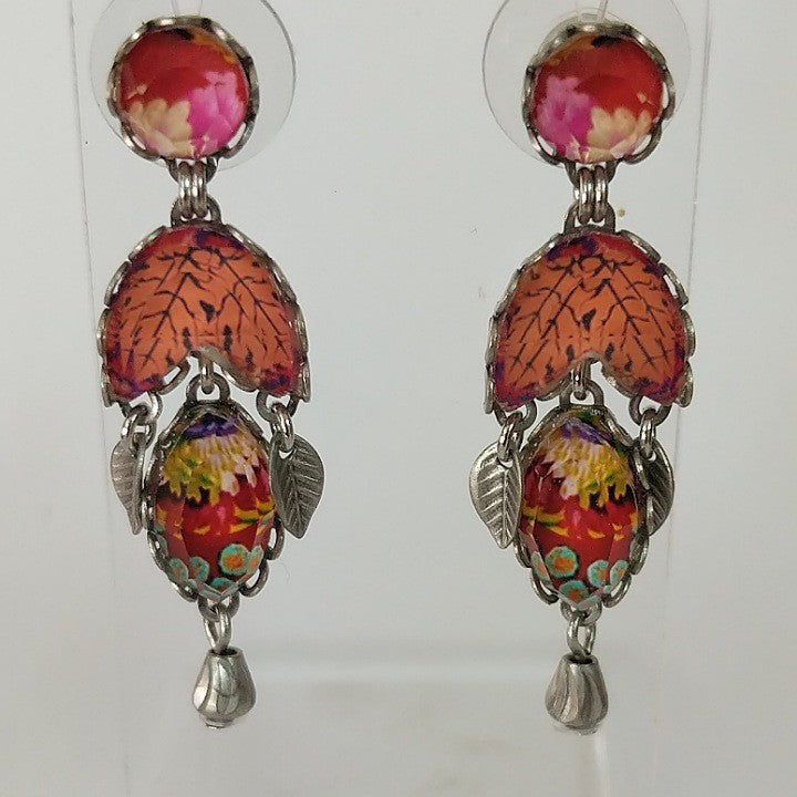 AYALABAR EARRINGS PINK ORANGE