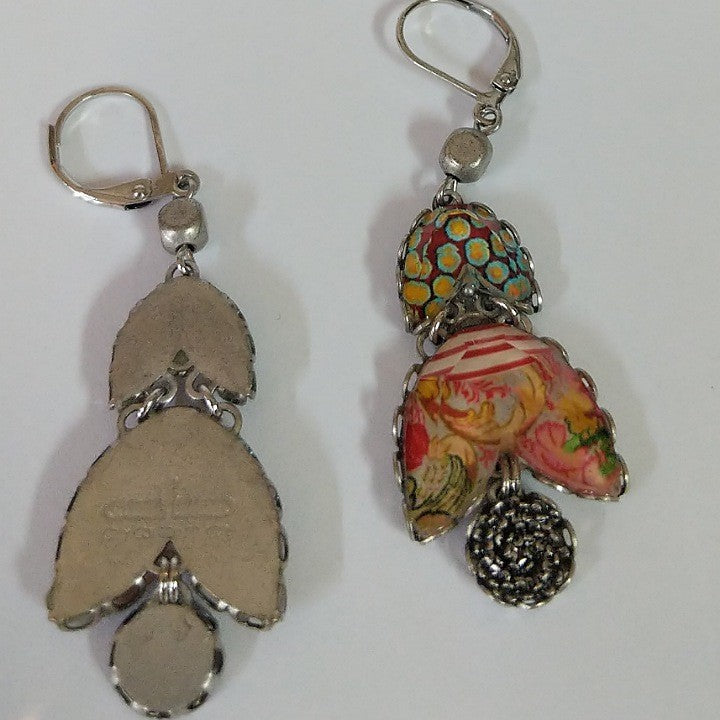AYALABAR EARRINGS CLASPED HOOK SPOTTED BELLS