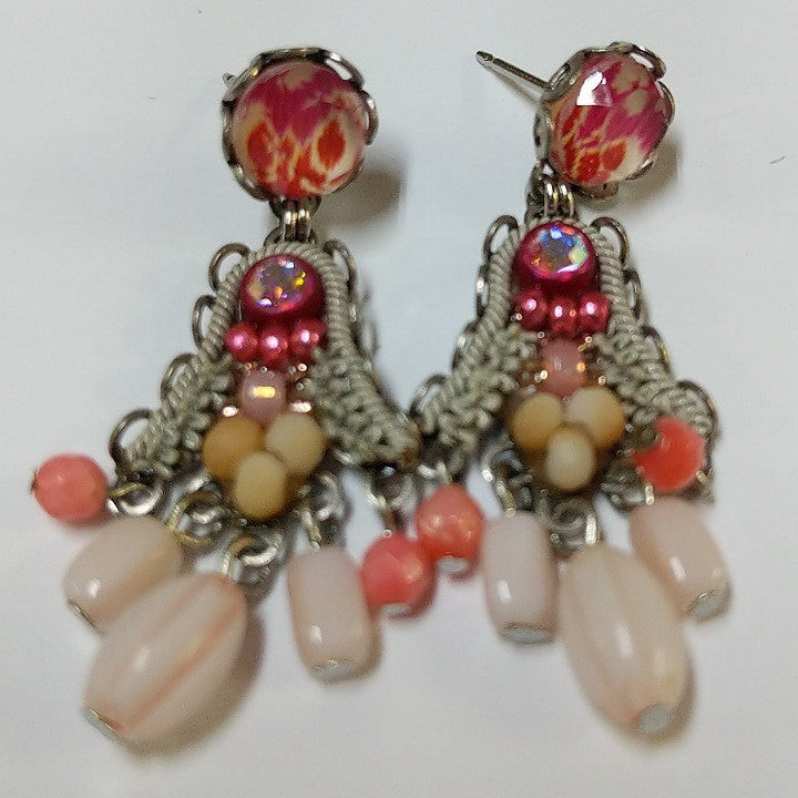 AYALABAR COLOURFUL BELL DROP EARRINGS