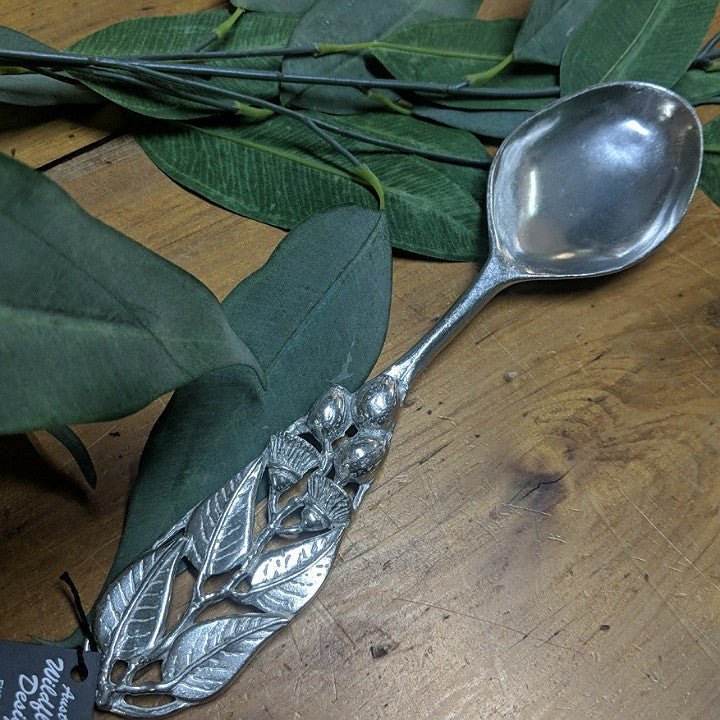 AUSTRALIAN MADE PEWTER SERVING SPOON