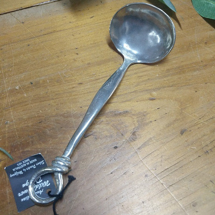 AUSTRALIAN MADE PEWTER GRAVY LADLES
