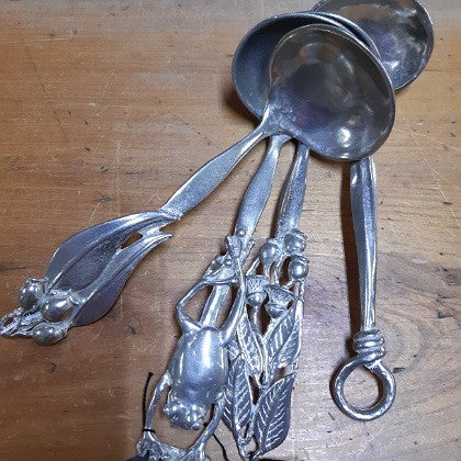 AUSTRALIAN MADE PEWTER GRAVY LADLES