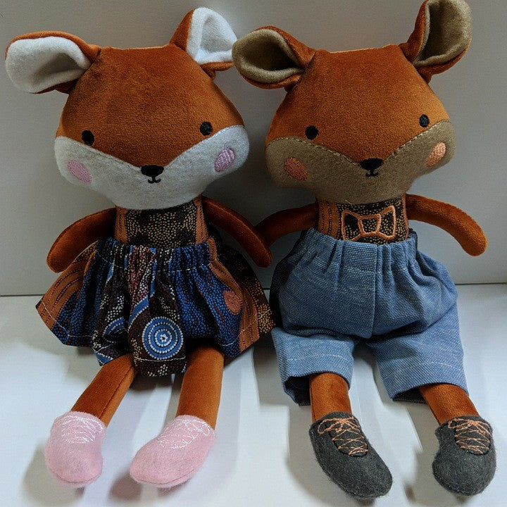 AUSTRALIAN HANDMADE SOFT TOY FOX