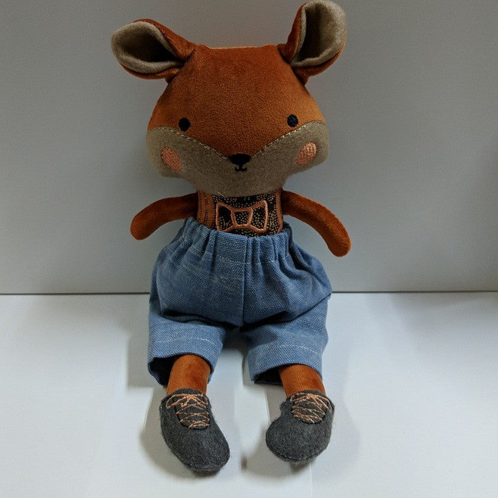 AUSTRALIAN HANDMADE SOFT TOY FOX BOY