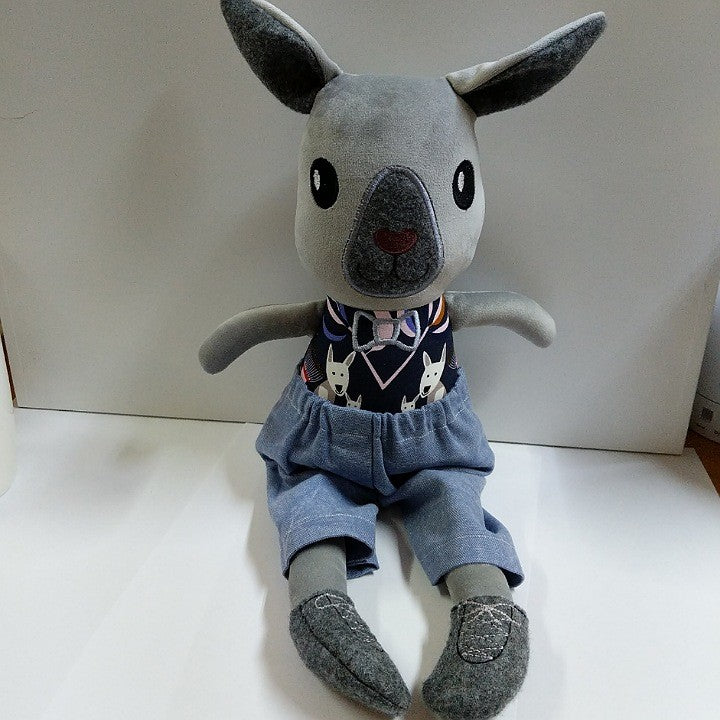 AUSTRALIAN HANDMADE SOFT TOY KANGAROO