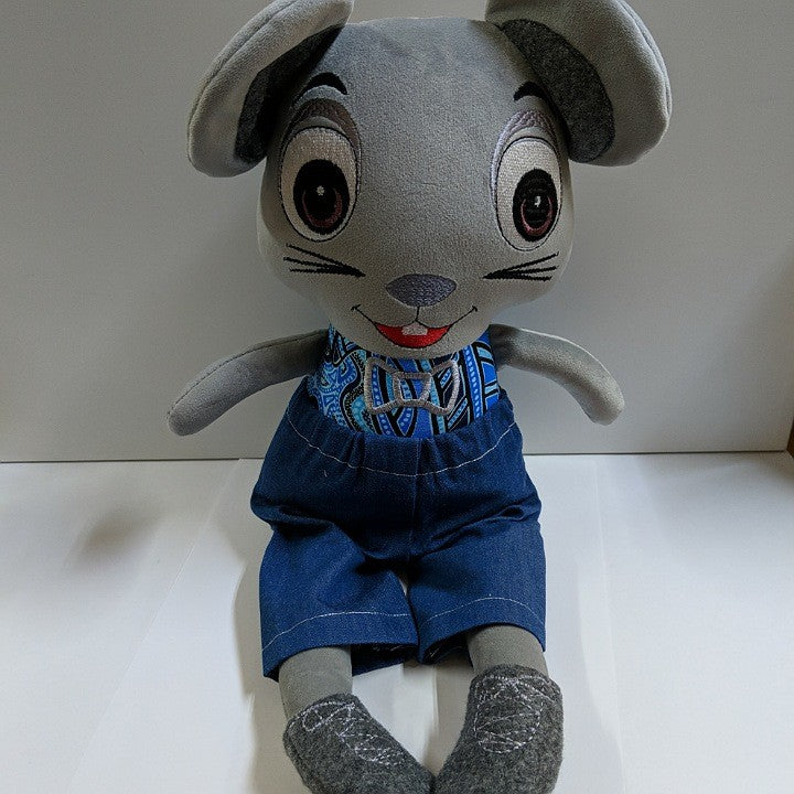 AUSTRALIAN HANDMADE SOFT TOY MOUSE BOY