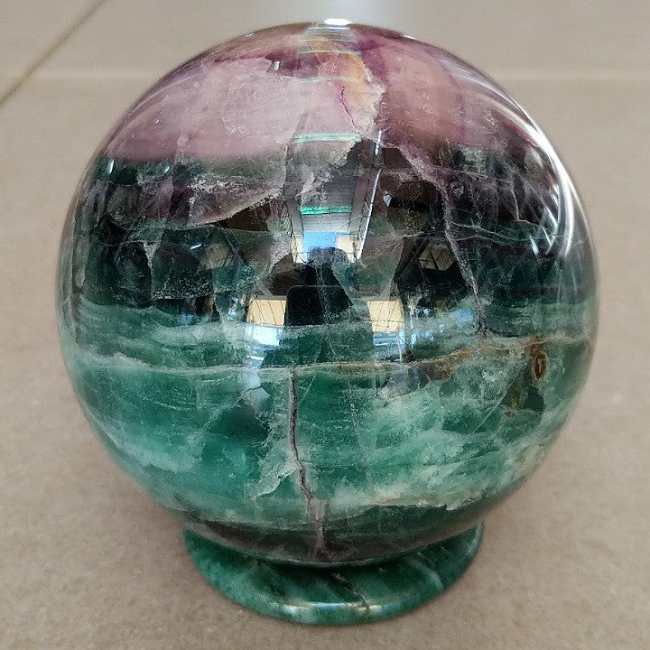 FLUORITE SPHERE