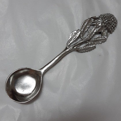 AUSTRALIAN MADE SILVER PEWTER SAUCE SPOON