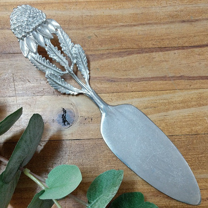 AUSTRALIAN MADE SILVER PEWTER CAKE SERVERS
