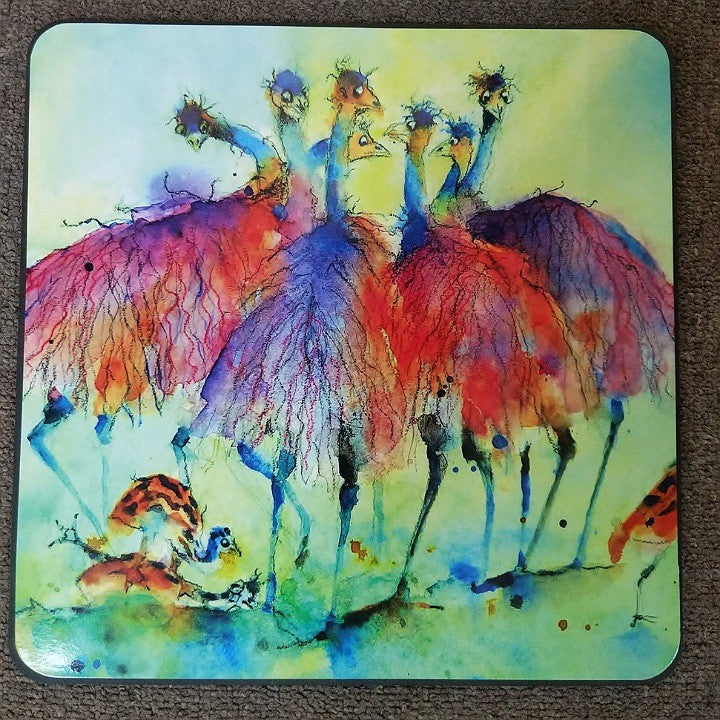 SHONAS WATERCOLOURS SQUARE PLACEMATS