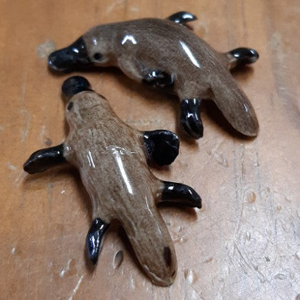 PORCELAIN FIGURINE PLATYPUS PAIR