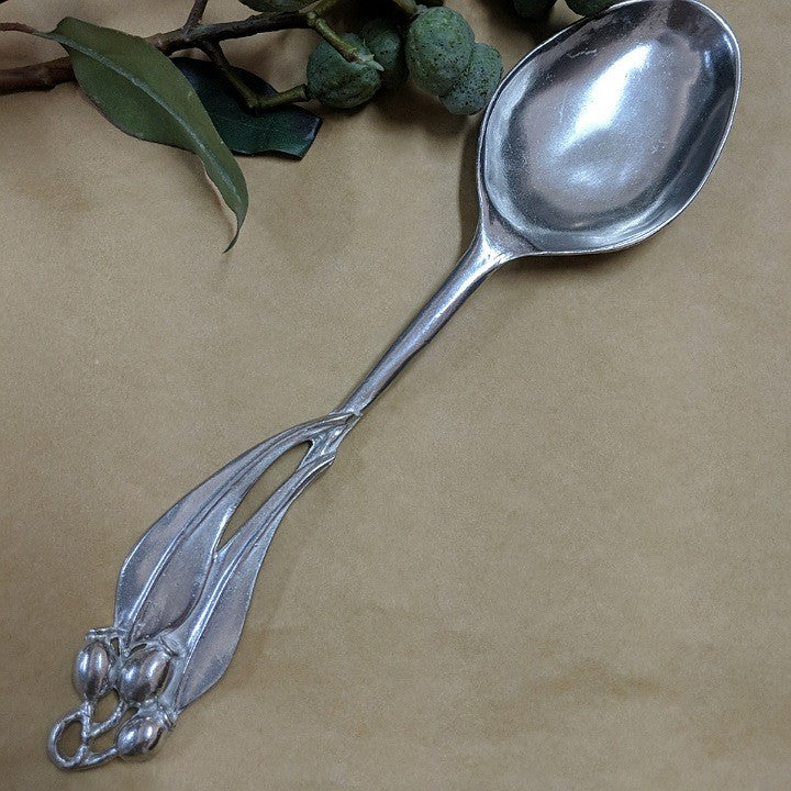 AUSTRALIAN MADE PEWTER SERVING SPOON