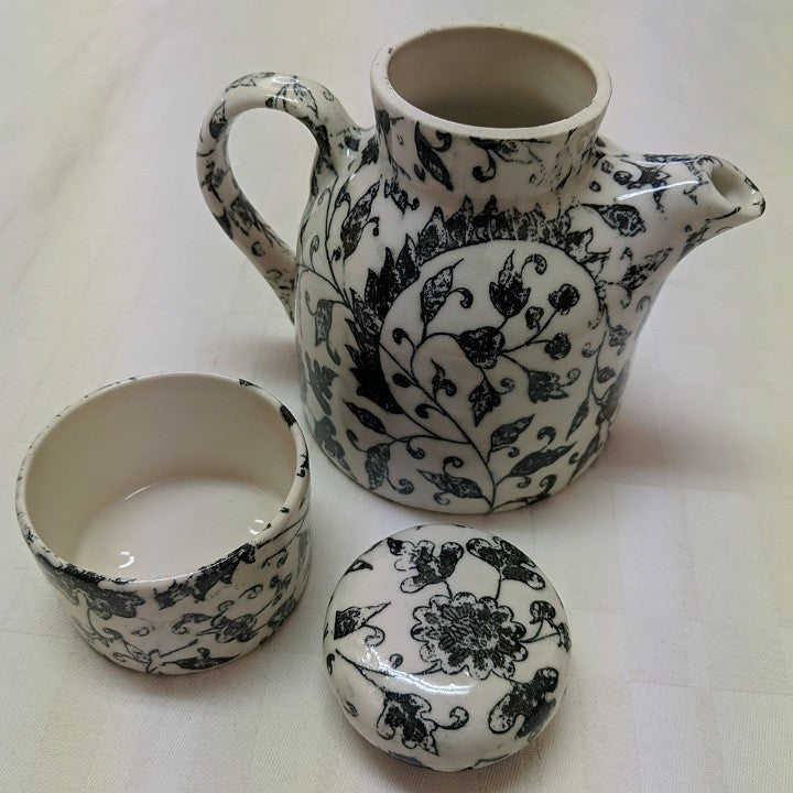 SAMANTHA ROBINSON CERAMIC INDIVIDUAL TEAPOT