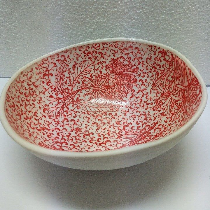 CERAMIC ROCKMELON BOWL SAMANTHA ROBINSON