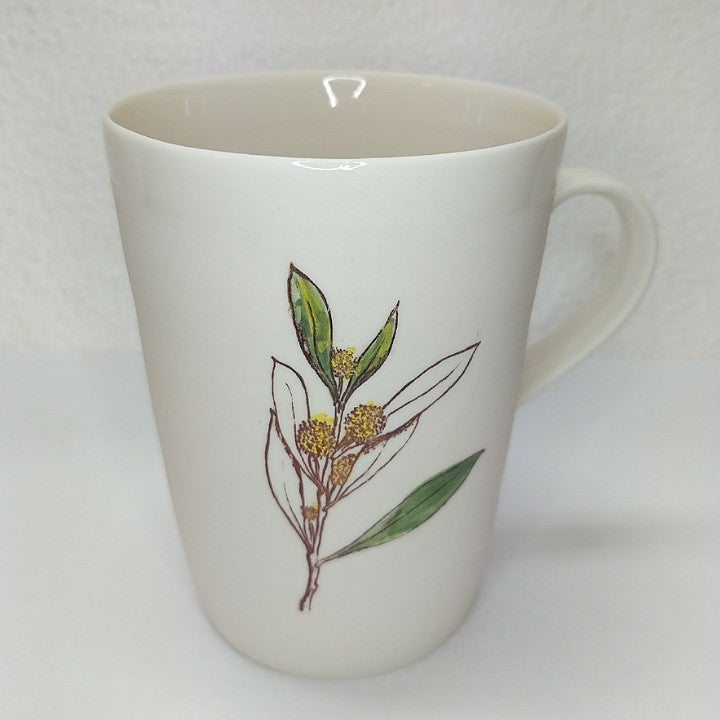 CERAMIC MUG WITH AUSTRALIAN WILDFLOWERS BOXED