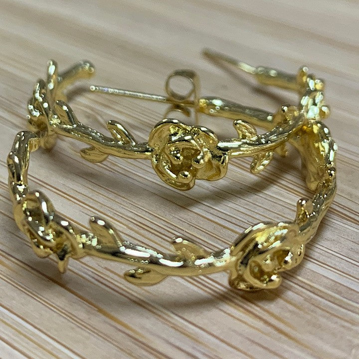 GOLD LATE BLOOMER EARRINGS