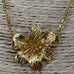 18K GOLD PLATED FLOWER NECKLACE