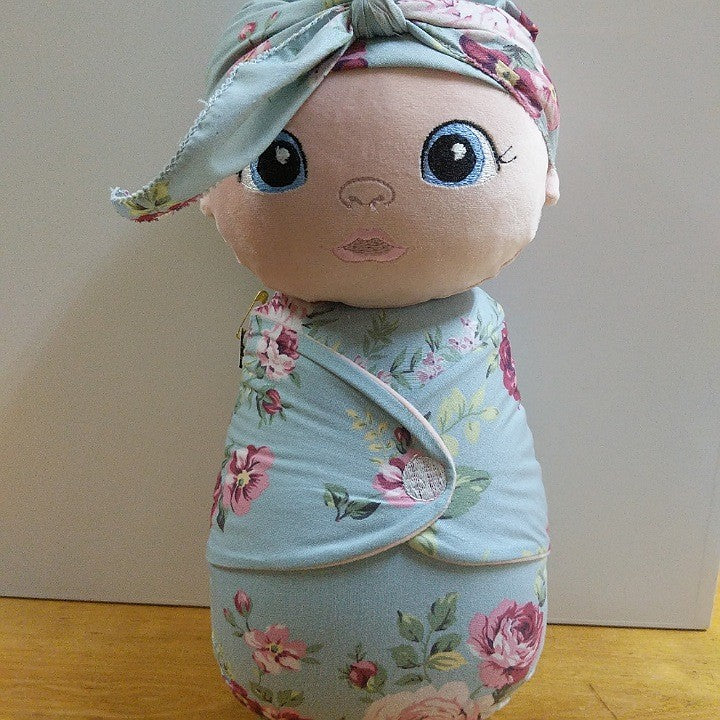 CLOTH SWADDLE DOLL HANDMADE LARGE