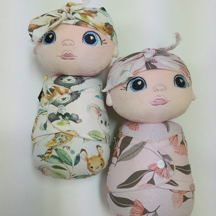 CLOTH SWADDLE DOLL HANDMADE SMALL