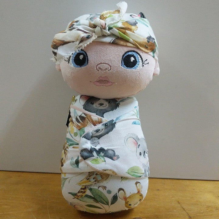 CLOTH SWADDLE DOLL HANDMADE SMALL