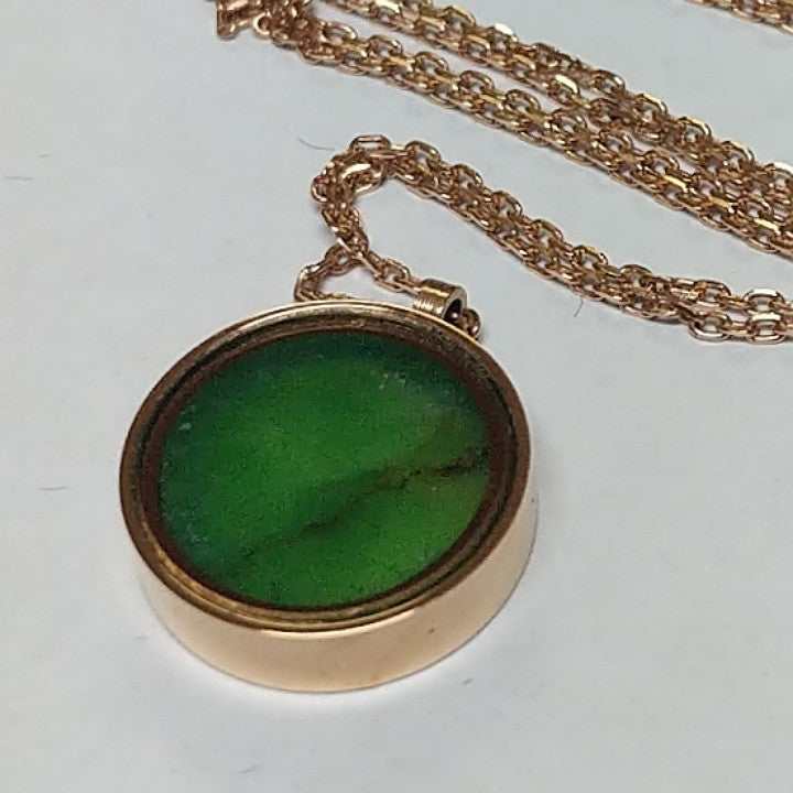 AUSTRALIAN JADE ROSE GOLD NECKLACE